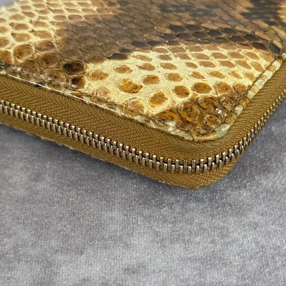 Gucci Python Embossed Tassel Zippy Wallet - Picture 8 of 16